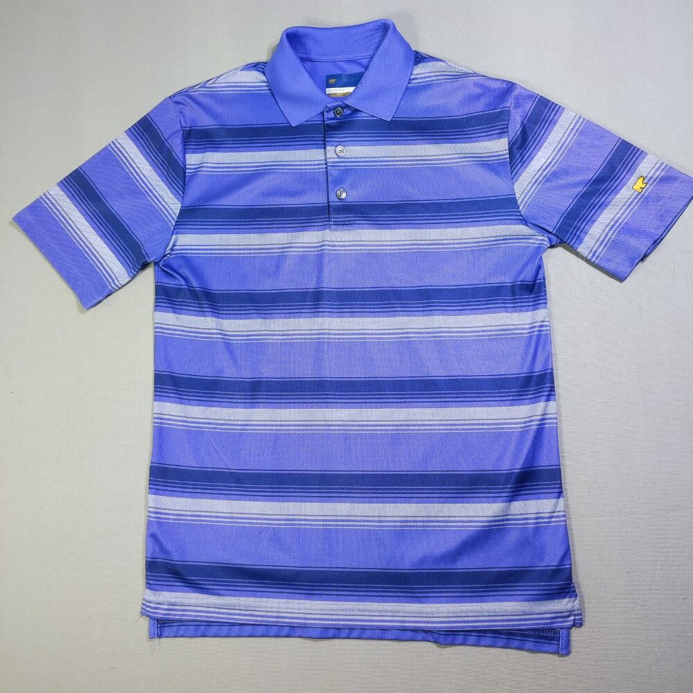 Jack Nicklaus Golden Bear Golf polo shirt men's size S purple stripes